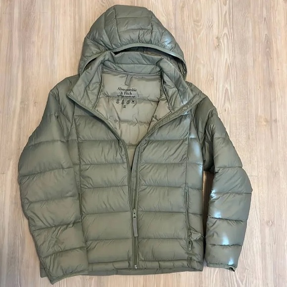 Abercrombie Packable Puffer Jacket - Picture 1 of 5